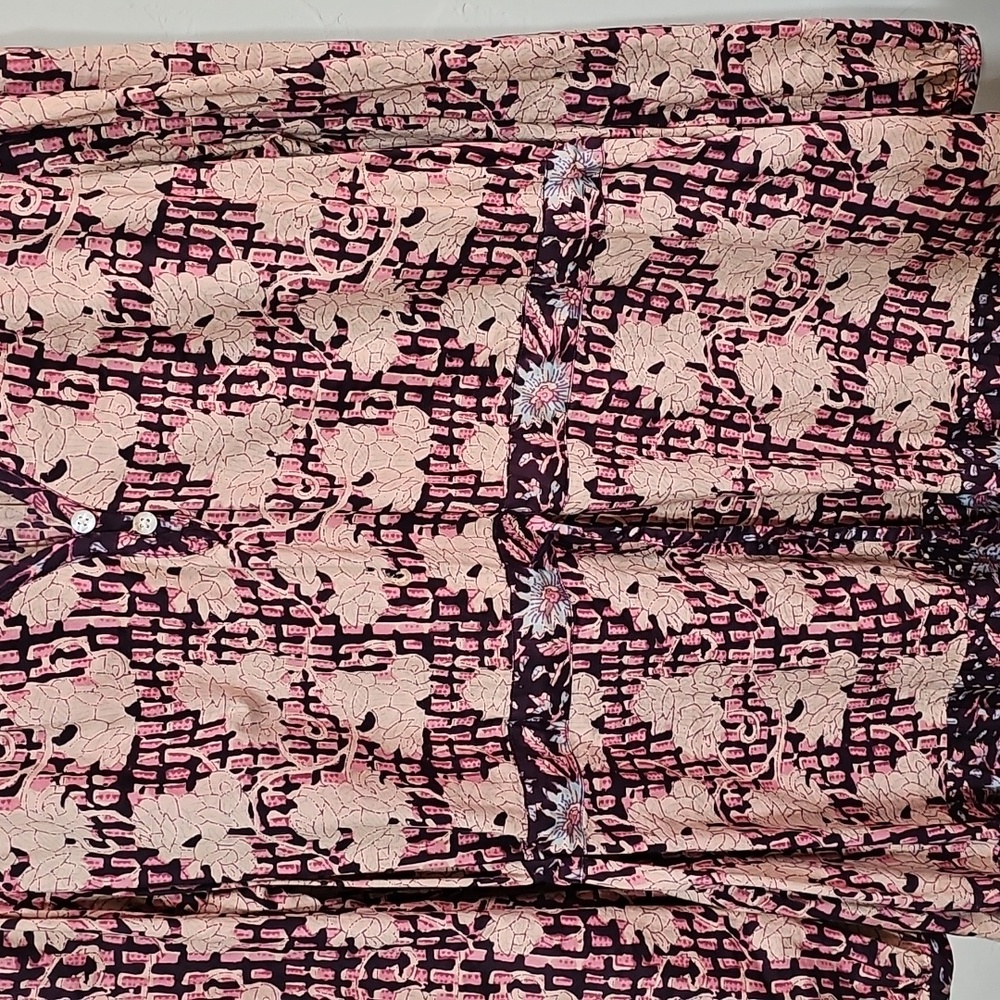 Faherty Idina Block Print Dress View 6